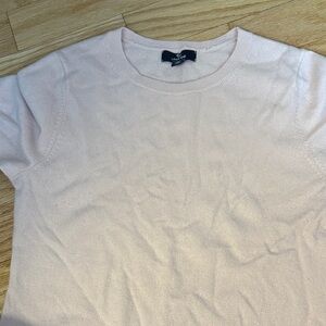 Lands' End Blush Pink 100% Cashmere Sweater